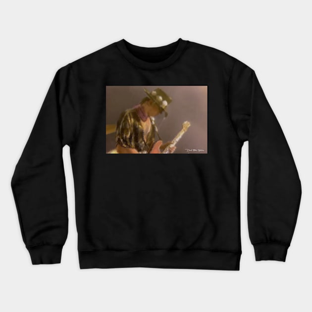 Stevie Ray Vaughan - Dedication Crewneck Sweatshirt by davidbstudios